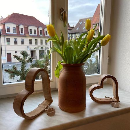 Zum Mathildenbrunnen Apartment เควดลินบวร์ก ภายนอก รูปภาพ