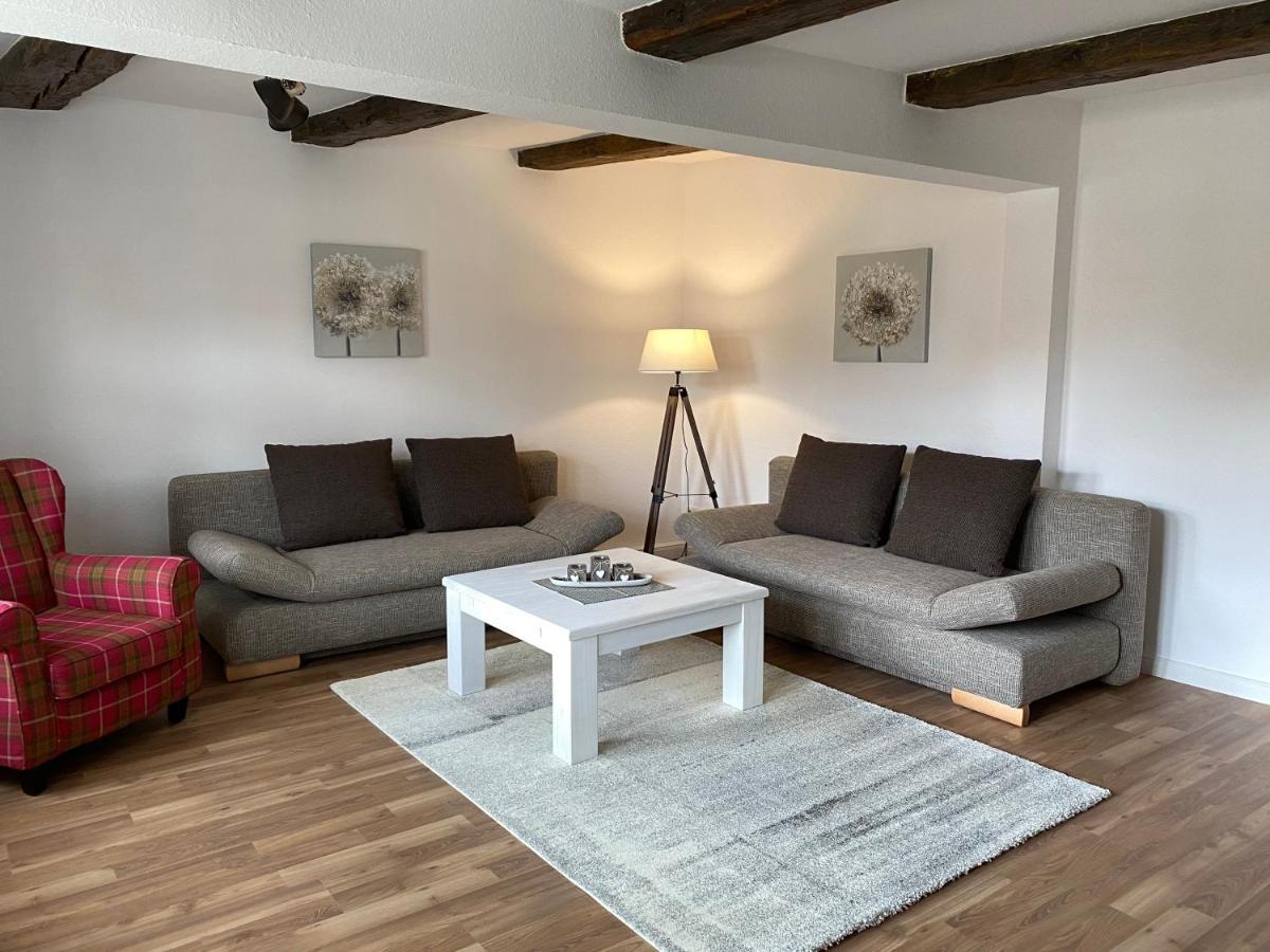 Zum Mathildenbrunnen Apartment เควดลินบวร์ก ภายนอก รูปภาพ